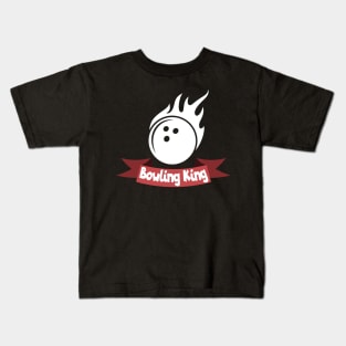 Bowling king Kids T-Shirt